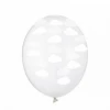 Party Deco Clouds On Clear Balloons Flying High