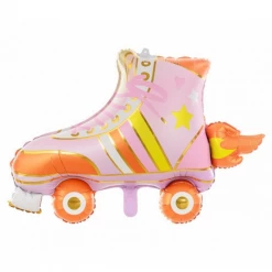Party Deco Roller Skate Foil Balloon Retro Roller Skate Fun