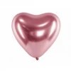 Party Deco Rose Gold Chrome Heart Shaped Balloon (3) Alice In Wonderland
