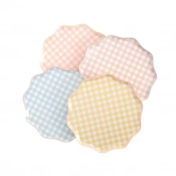 Meri Meri Gingham Side Plates (set Of 12)