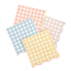 Meri Meri Gingham Small Napkins (set Of 20) Tabletop
