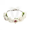 Party Deco White Flower Crown