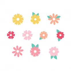 Party Deco Flower Mix Drink Place Cards