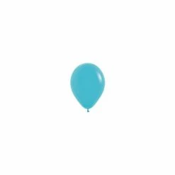 SA Balloons Hot Air Balloon Mini Fashion Solid Caribbean Blue Balloons