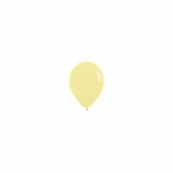 SA Balloons Bee Mini Matte Pastel Yellow Balloons