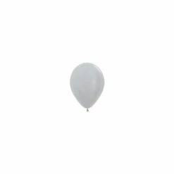 SA Balloons Seashore Mini Satin Pearl Silver Balloons