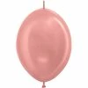 SA Balloons Blossom Girls Metallic Rose Gold Link O Loon Balloons