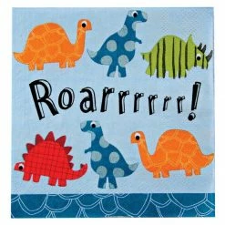 Meri Meri Roar Dinosaur Beverage Napkins