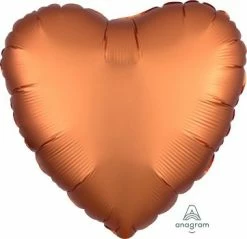SA Balloons Balloonery Satin Luxe Amber Heart