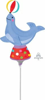 SA Balloons Mini Circus Seal Foil Balloon