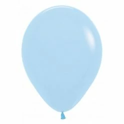 SA Balloons Matte Pastel Blue Balloons