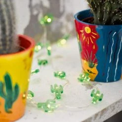 Talking Tables Mini Cactus Fairy Lights Llama
