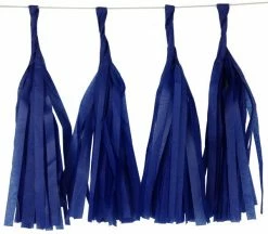 Party Express Dark Royal Blue Tassels (12pcs) Mediterranean