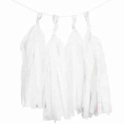 Party Express Flying High White Tassels (12pcs)