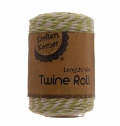 ROFOR Lime Green And White Bakers Twine